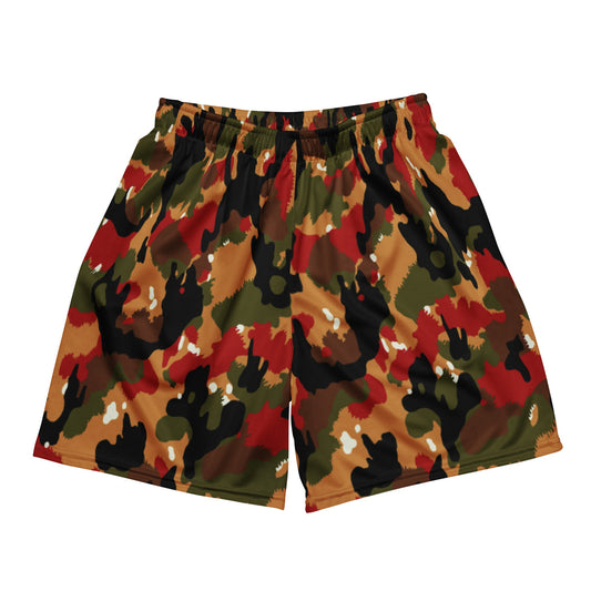 Swiss TAZ 83 Alpenflage CAMO Unisex mesh shorts - 2XS - Mesh Shorts