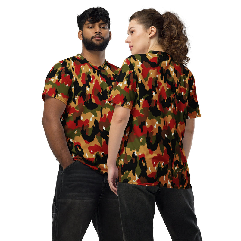 TAZ 83 Swiss Alpenflage CAMO Unisex Sports Jersey - 2XS