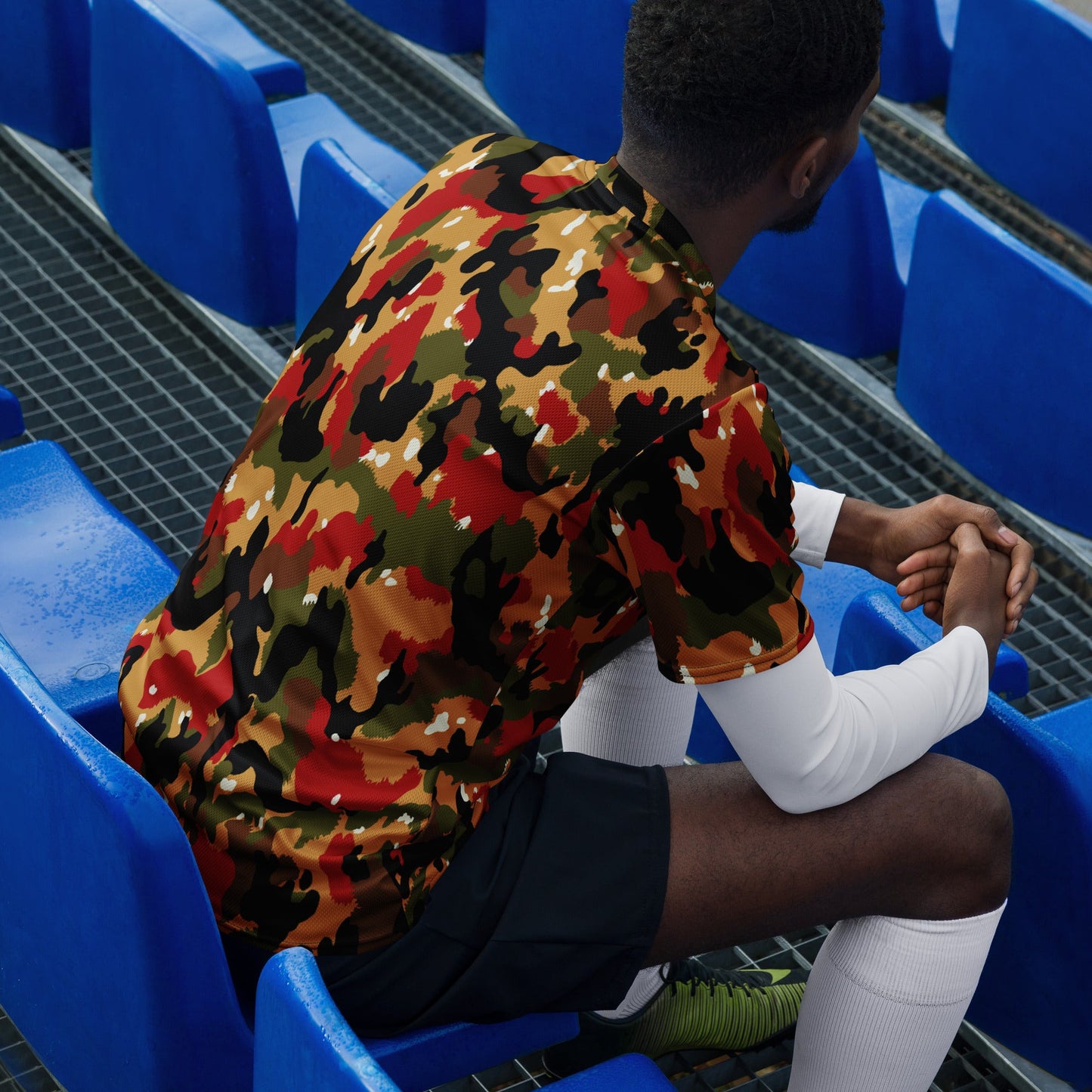 Swiss TAZ 83 Alpenflage CAMO unisex sports jersey Sports Jerseys