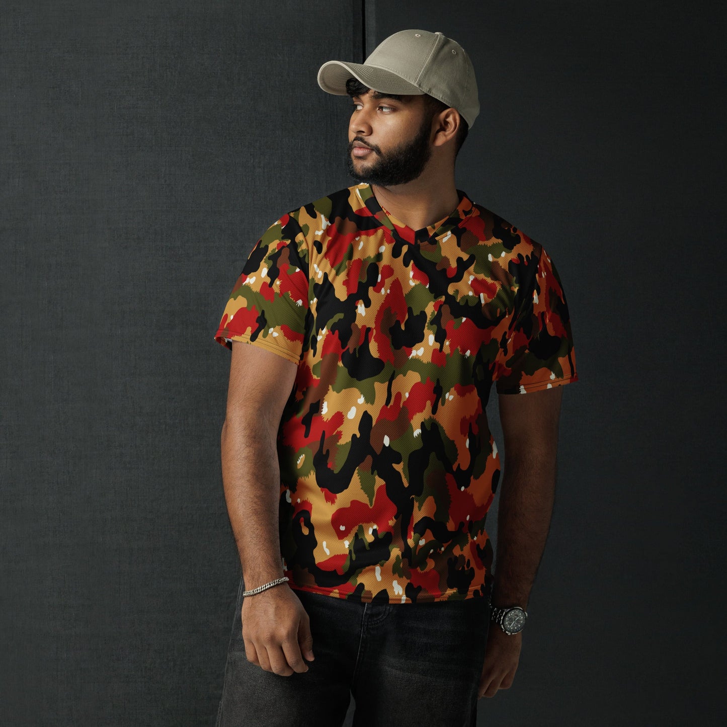 Swiss TAZ 83 Alpenflage CAMO unisex sports jersey Sports Jerseys