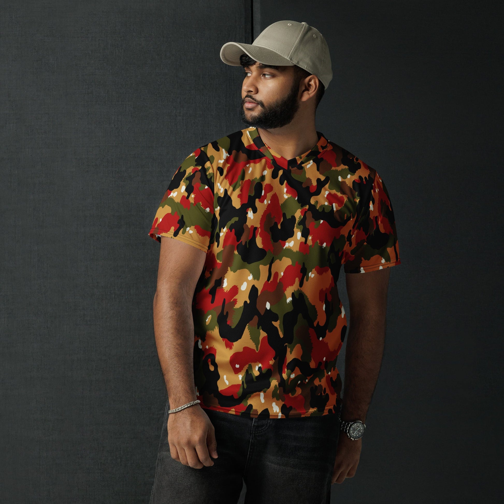 Swiss TAZ 83 Alpenflage CAMO unisex sports jersey Sports Jerseys