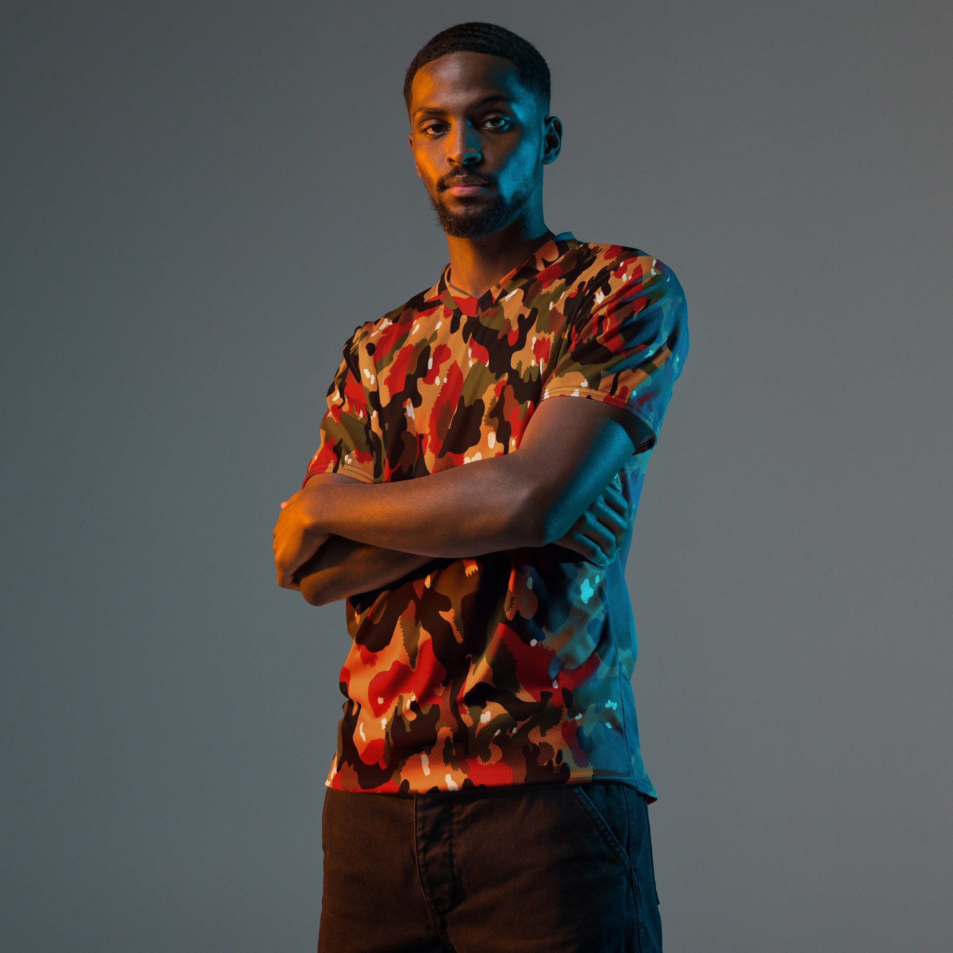 Swiss TAZ 83 Alpenflage CAMO unisex sports jersey Sports Jerseys