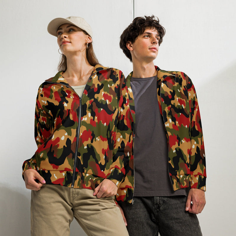 TAZ 83 Swiss Alpenflage CAMO Unisex Track Jacket - 2XS