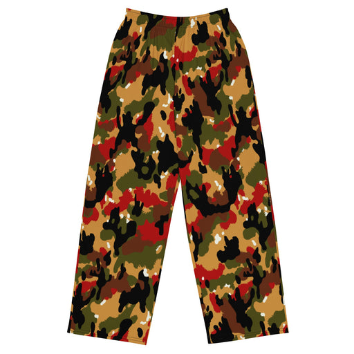 TAZ 83 Swiss Alpenflage CAMO Unisex Wide-Leg Leisure Pants - 2XS - Pant