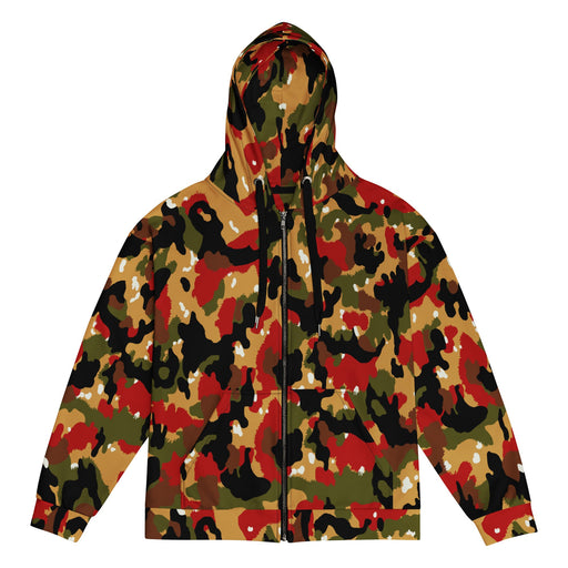TAZ 83 Alpenflage Swiss CAMO Unisex Zip Hoodie - 2XS