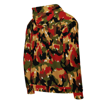 Swiss TAZ 83 Alpenflage CAMO Unisex zip hoodie - Zip Hoodies