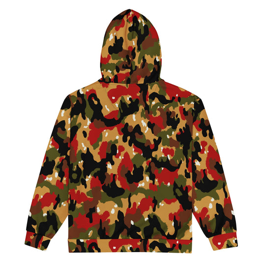Swiss TAZ 83 Alpenflage CAMO Unisex zip hoodie - Zip Hoodies