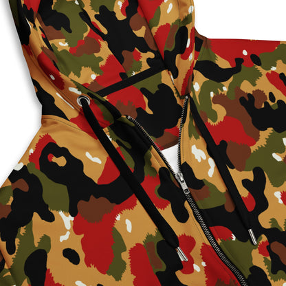 Swiss TAZ 83 Alpenflage CAMO Unisex zip hoodie - Zip Hoodies