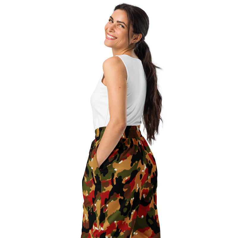 TAZ 83 Swiss Alpenflage CAMO Unisex Wide-Leg Joggers
