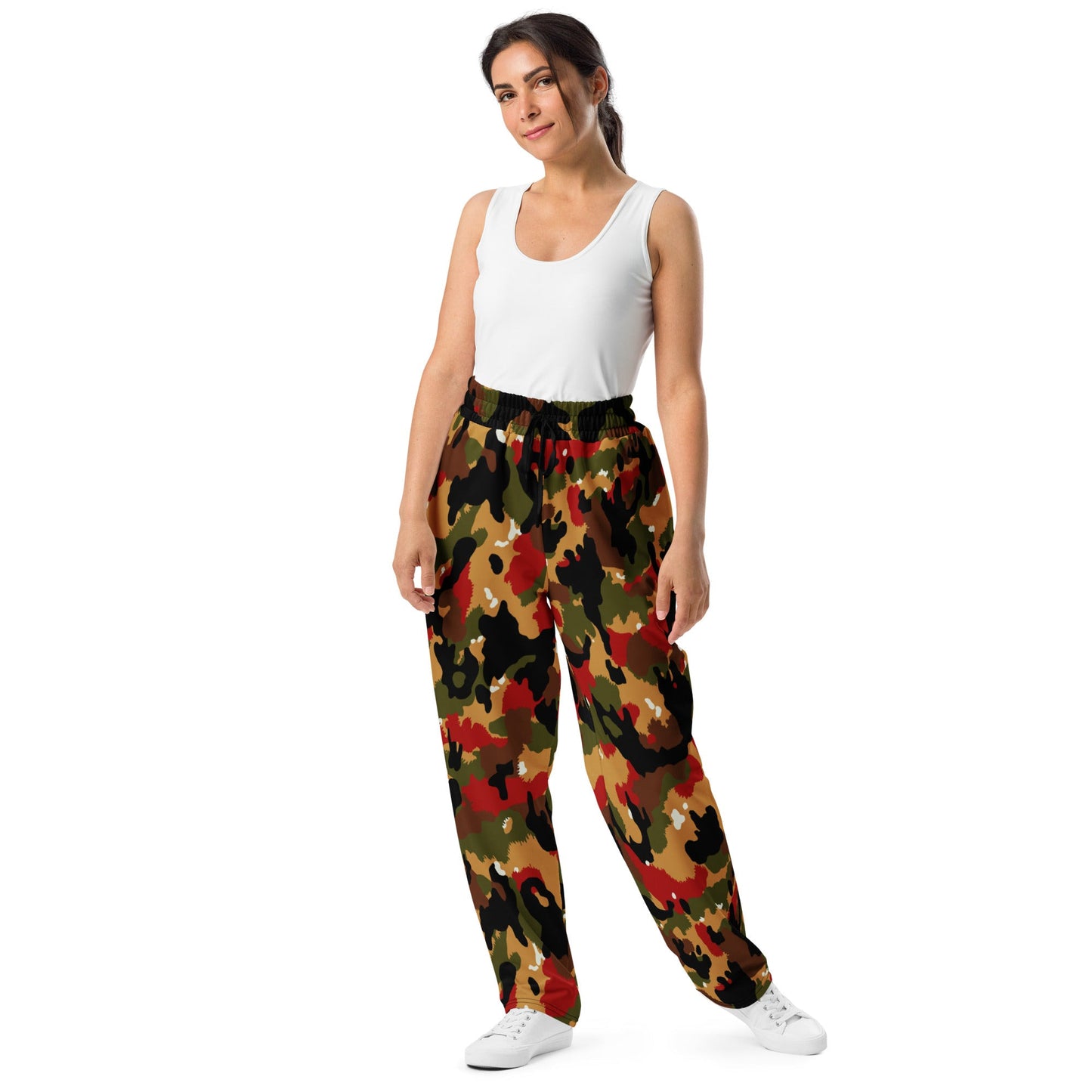 Swiss TAZ 83 Alpenflage CAMO Wide-leg joggers - Joggers