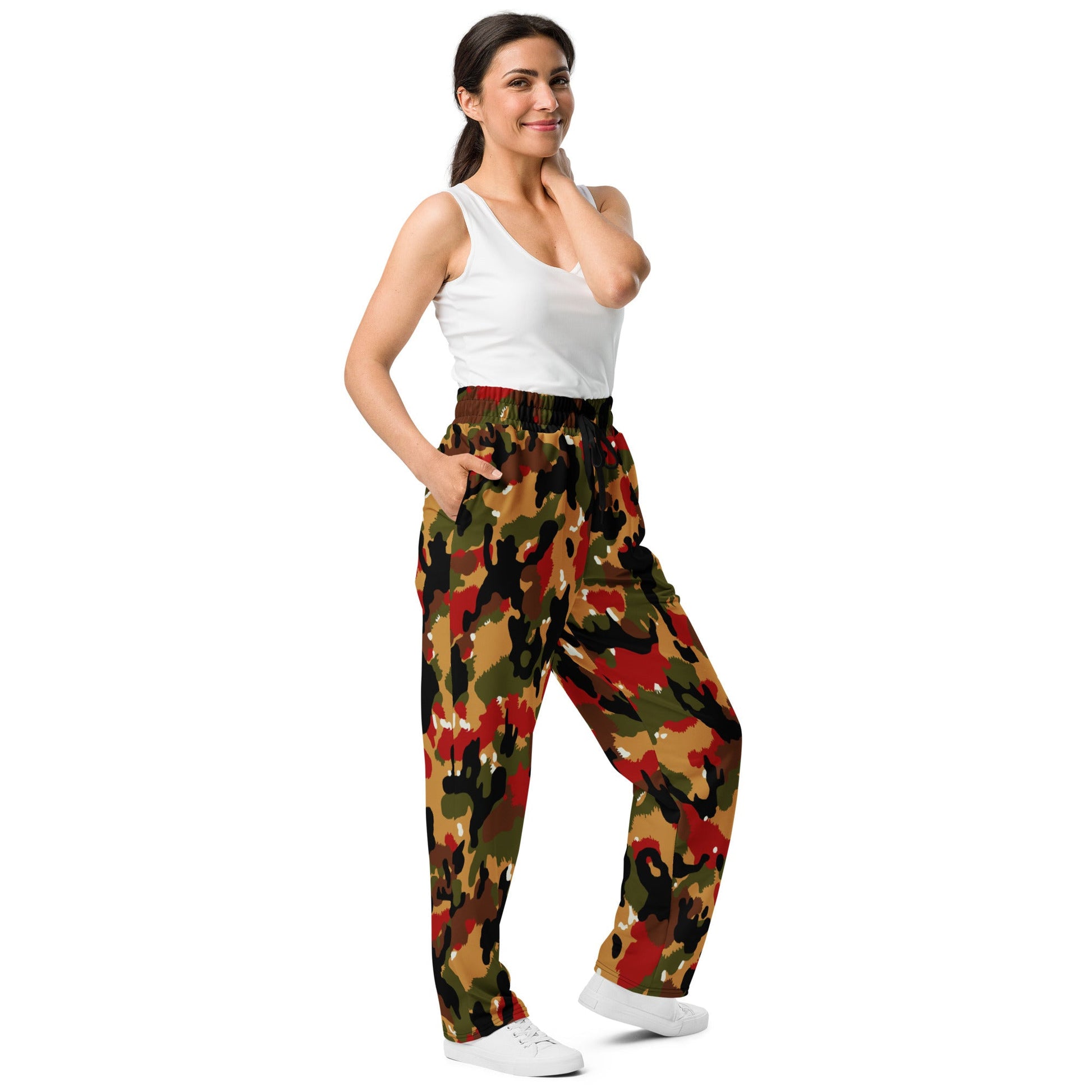 Swiss TAZ 83 Alpenflage CAMO Wide-leg joggers - Joggers