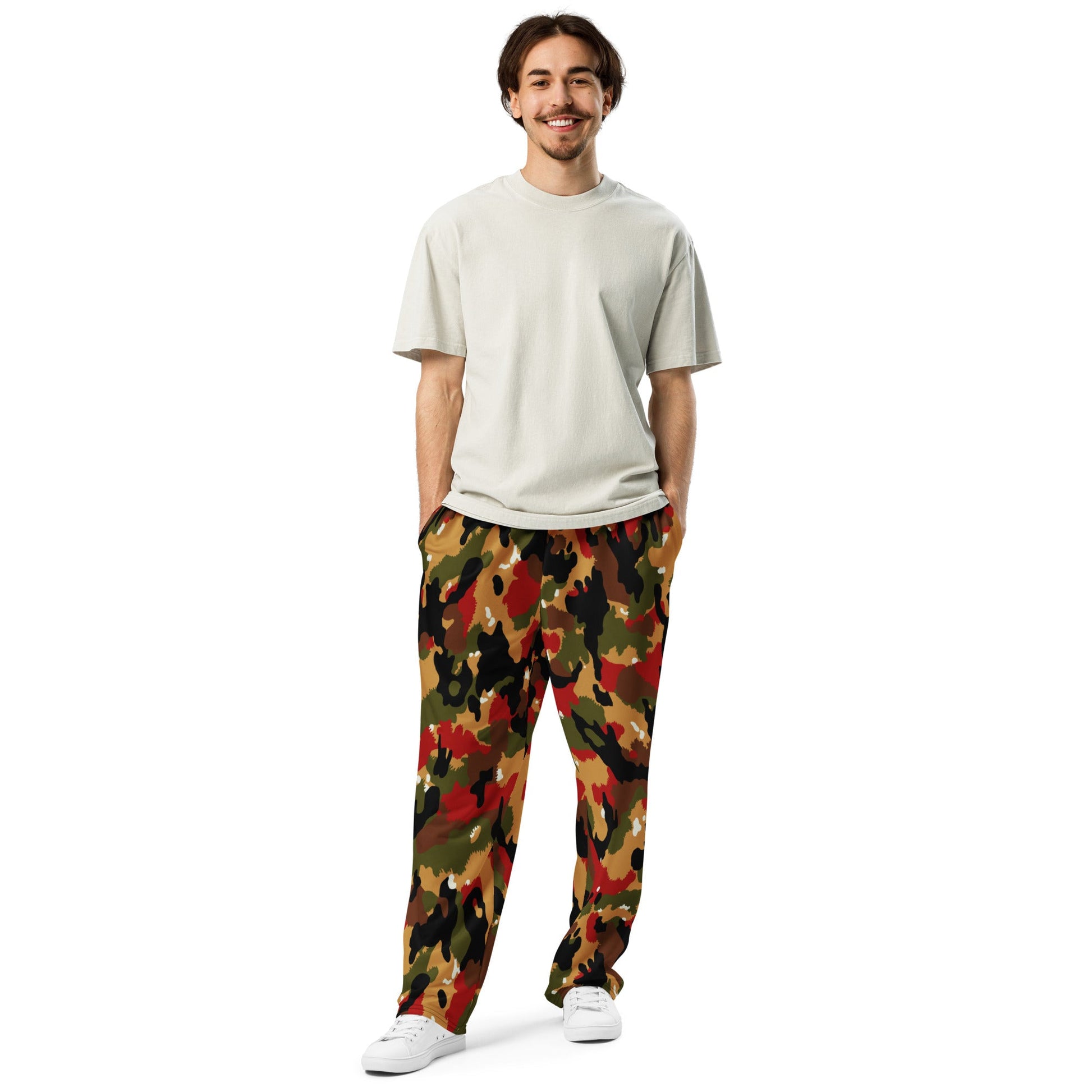 Swiss TAZ 83 Alpenflage CAMO Wide-leg joggers - Joggers
