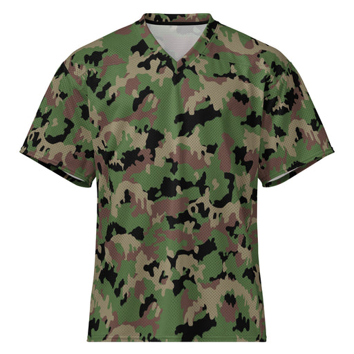 TAZ 90 Swiss Woodland CAMO Unisex American Football Jersey - 2XS