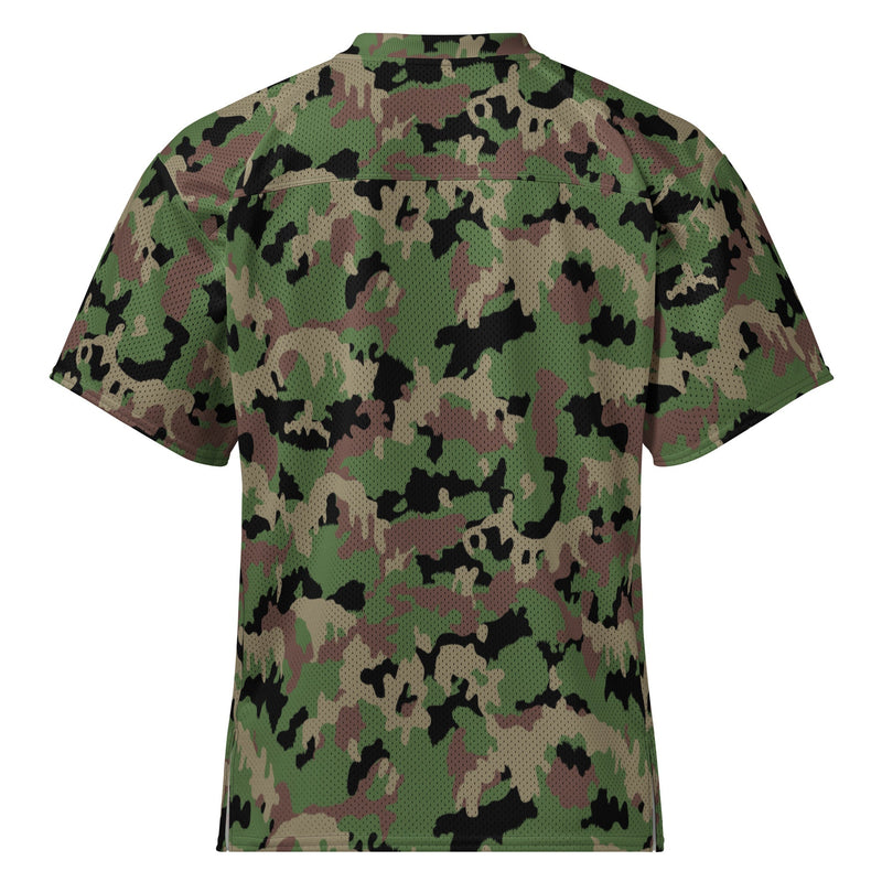 TAZ 90 Swiss Woodland CAMO Unisex American Football Jersey