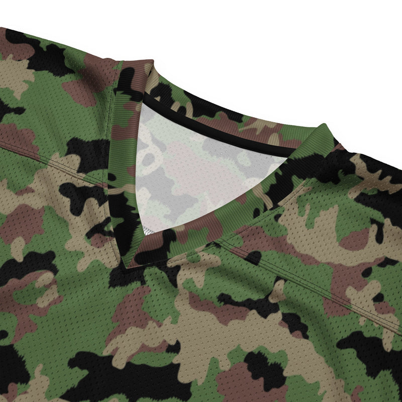 TAZ 90 Swiss Woodland CAMO Unisex American Football Jersey