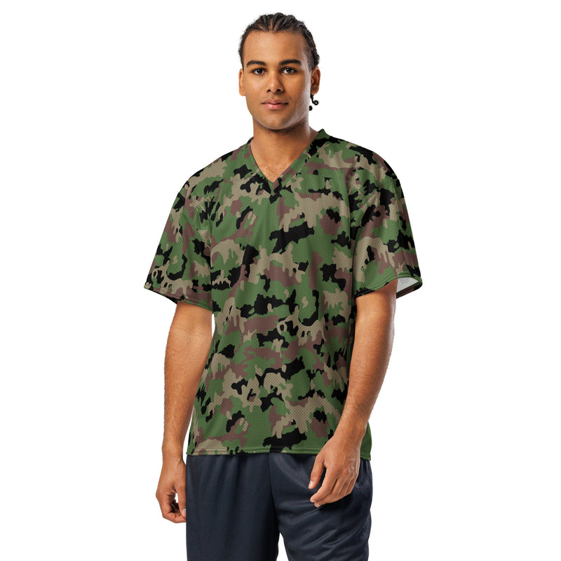 TAZ 90 Swiss Woodland CAMO Unisex American Football Jersey