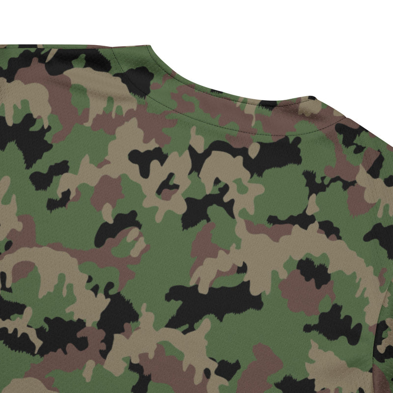 TAZ 90 Swiss Woodland CAMO Unisex Baseball Jersey