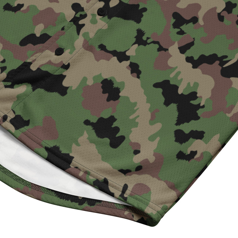 TAZ 90 Swiss Woodland CAMO Unisex Baseball Jersey