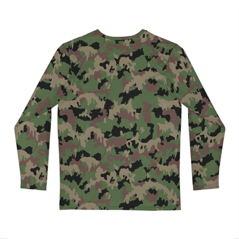 TAZ 90 Swiss Woodland CAMO Unisex Long-Sleeve Shirt