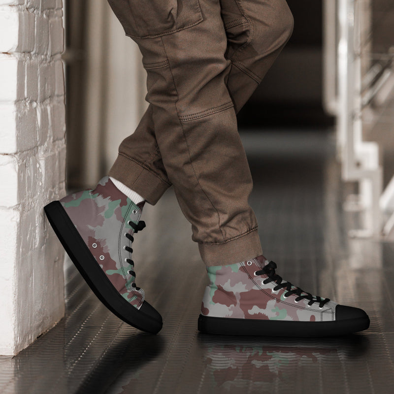 TAZ 7 Swiss Transitional CAMO Mens High-Top Canvas Shoes - Black / 5