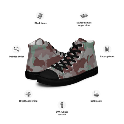 Swiss TAZ 90 CAMO Mens high top canvas shoes - High Top Canvas Shoes