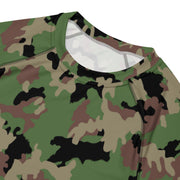 TAZ 90 Swiss Woodland CAMO Mens Short-Sleeve Rash Guard - SS