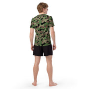 TAZ 90 Swiss Woodland CAMO Mens Short-Sleeve Rash Guard - SS