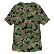 TAZ 90 Swiss Woodland CAMO Mens Short-Sleeve Rash Guard - SS