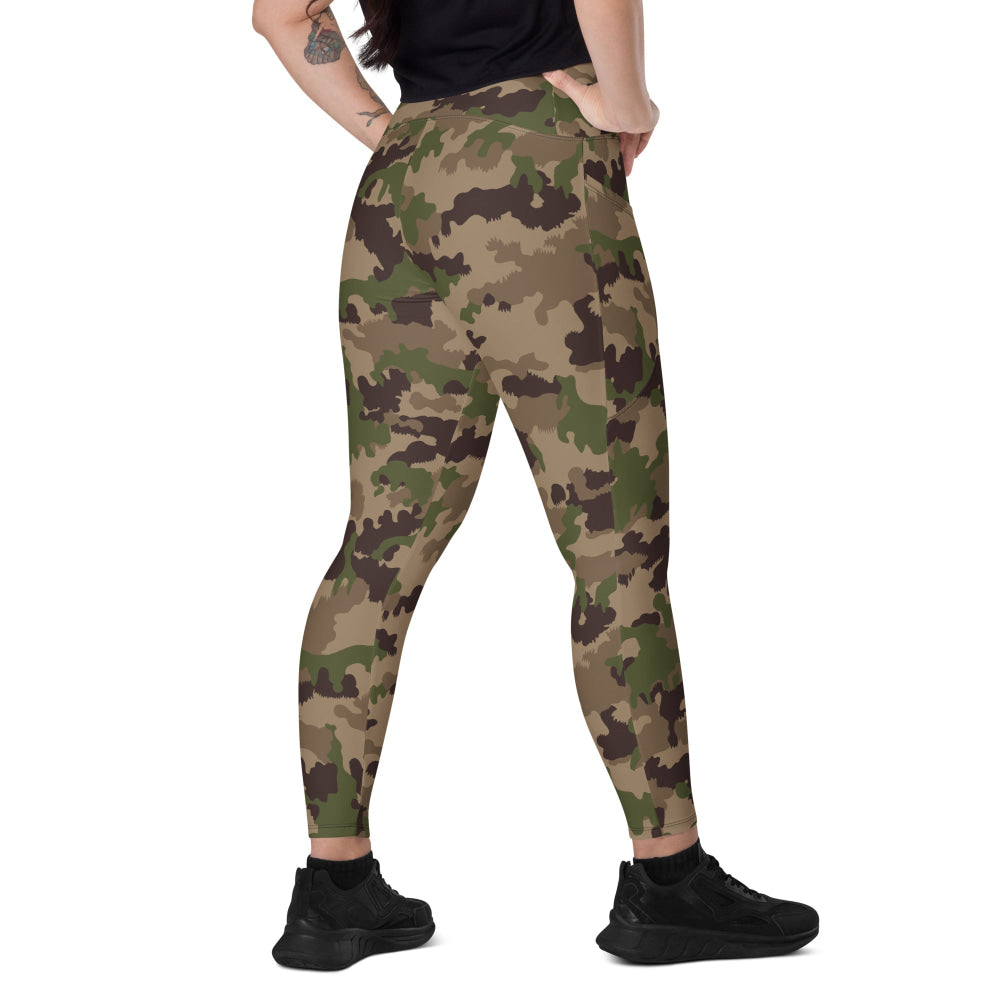 Swiss TAZ 90 Multiumfeld-Tarnmuster 16 CAMO Leggings with pockets - 2XS - Womens With Pockets