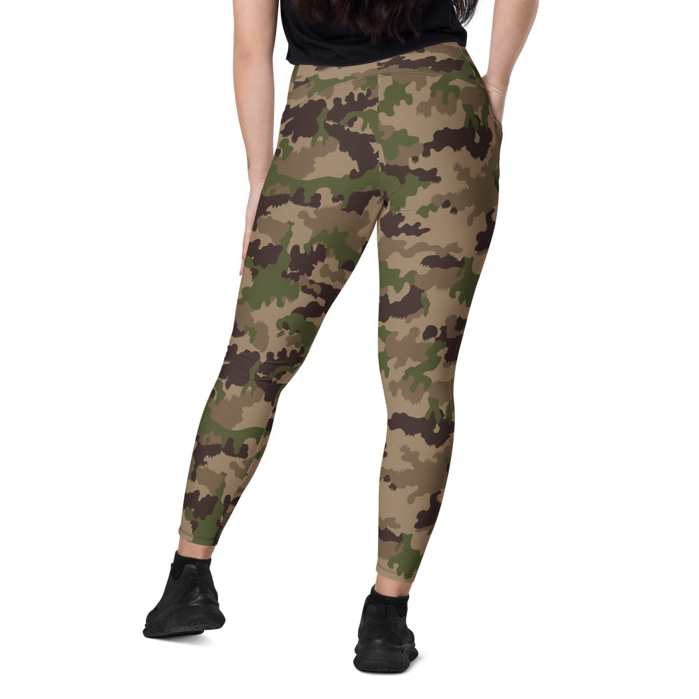 Swiss TAZ 90 Multiumfeld-Tarnmuster 16 CAMO Leggings with pockets - Womens With Pockets