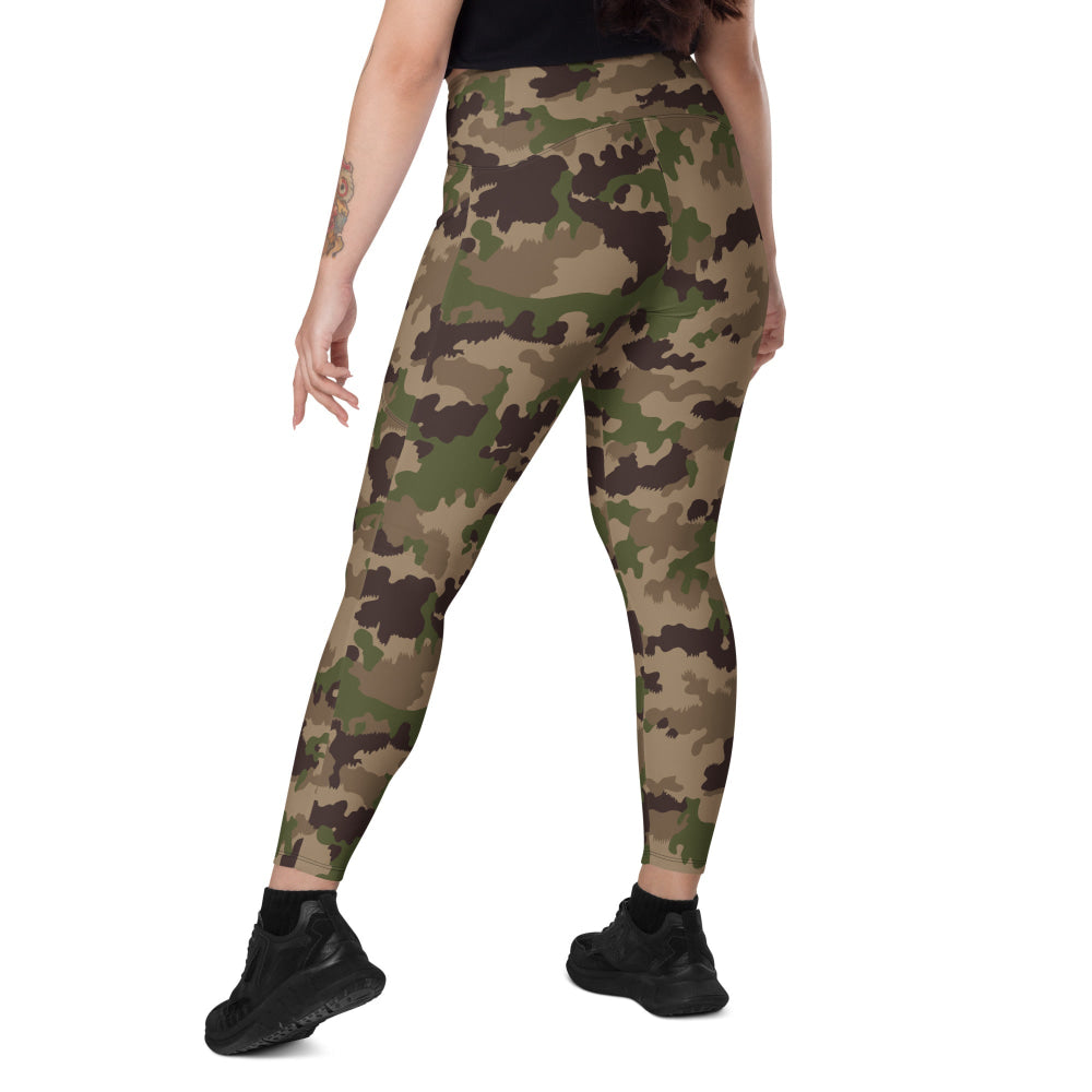 Swiss TAZ 90 Multiumfeld-Tarnmuster 16 CAMO Leggings with pockets - Womens With Pockets