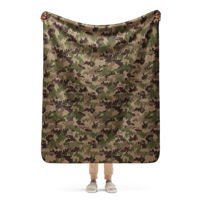 Swiss TAZ 90 Multiumfeld-Tarnmuster 16 CAMO Sherpa blanket - 50″×60″ - Blanket