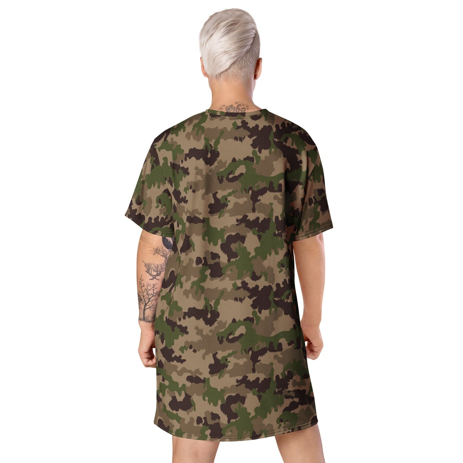 Swiss TAZ 90 Multiumfeld-Tarnmuster 16 CAMO T-shirt dress - T-Shirt Dresses