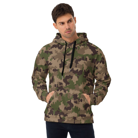 Swiss TAZ 90 Multiumfeld-Tarnmuster 16 CAMO Unisex Hoodie - 2XS