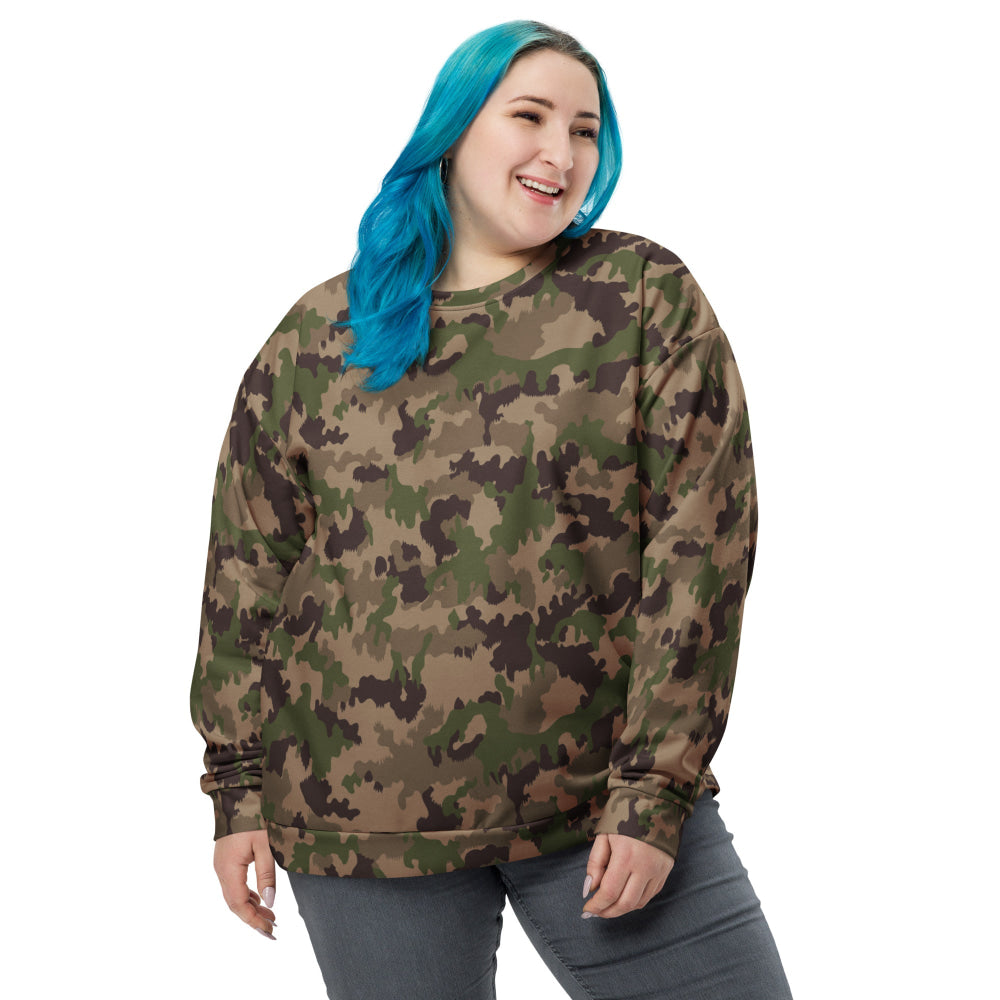 Swiss TAZ 90 Multiumfeld-Tarnmuster 16 CAMO Unisex Sweatshirt