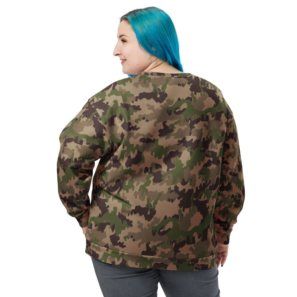 Swiss TAZ 90 Multiumfeld-Tarnmuster 16 CAMO Unisex Sweatshirt