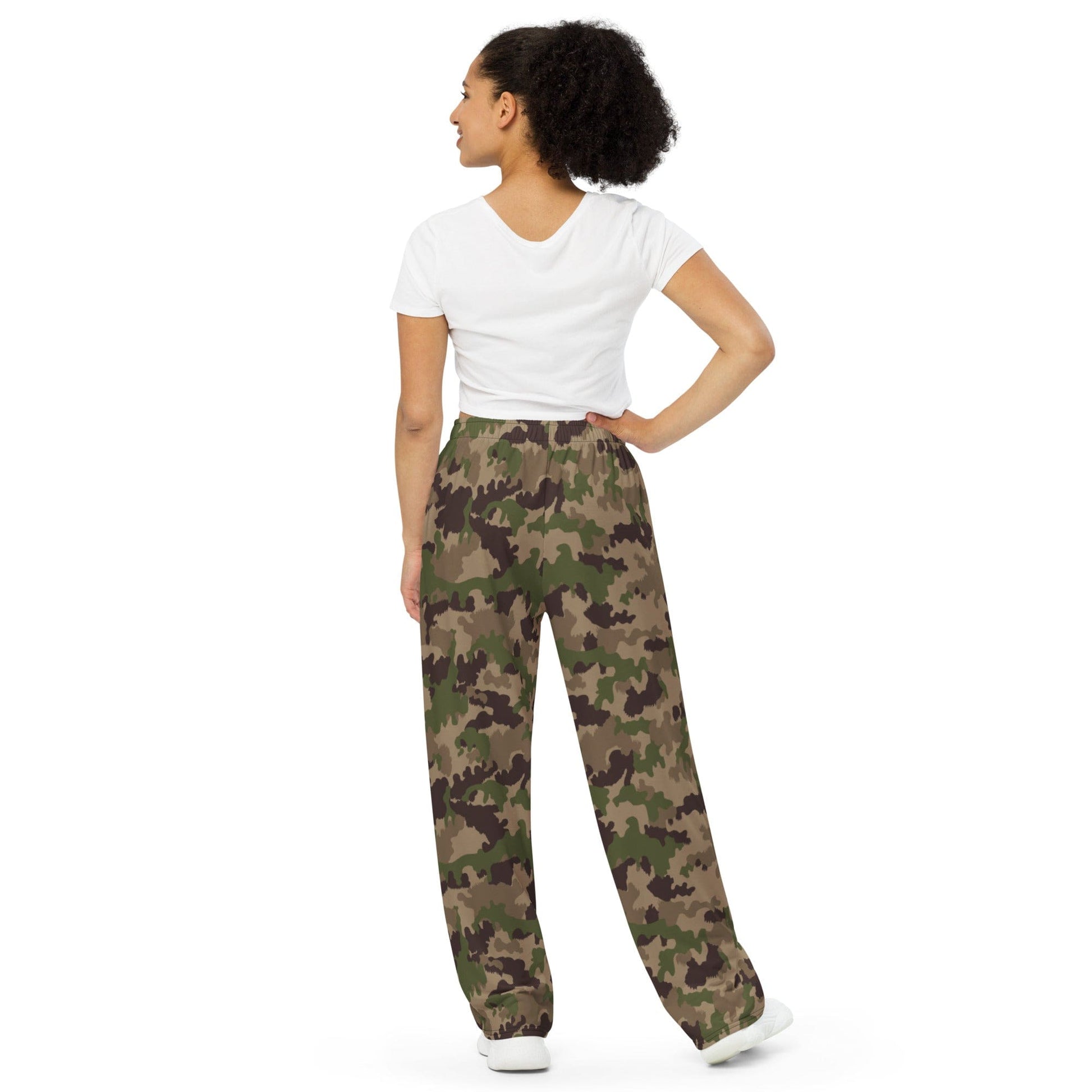 Swiss TAZ 90 Multiumfeld-Tarnmuster 16 CAMO unisex wide-leg pants - Unisex Wide-Leg Pants