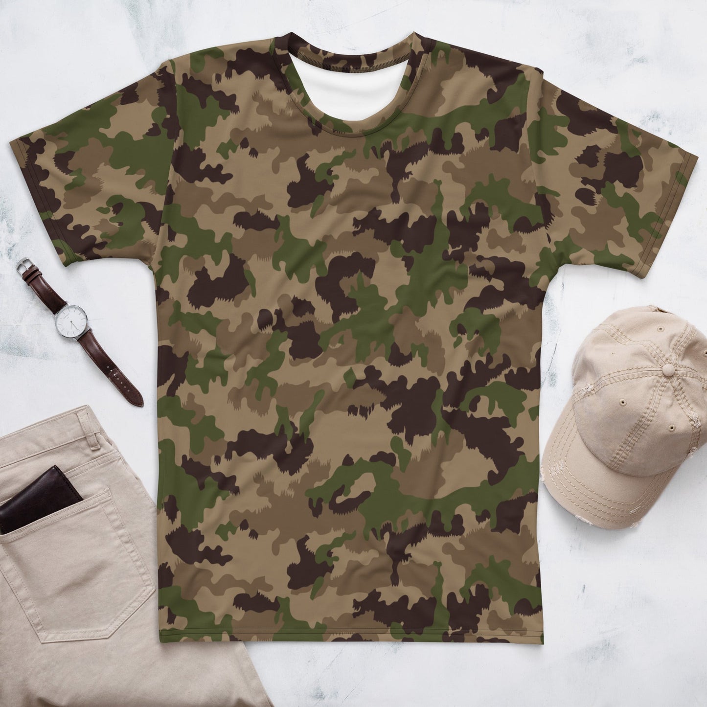 Swiss TAZ 90 Multiumfeld-Tarnmuster CAMO Mens t-shirt - XS - T-Shirts