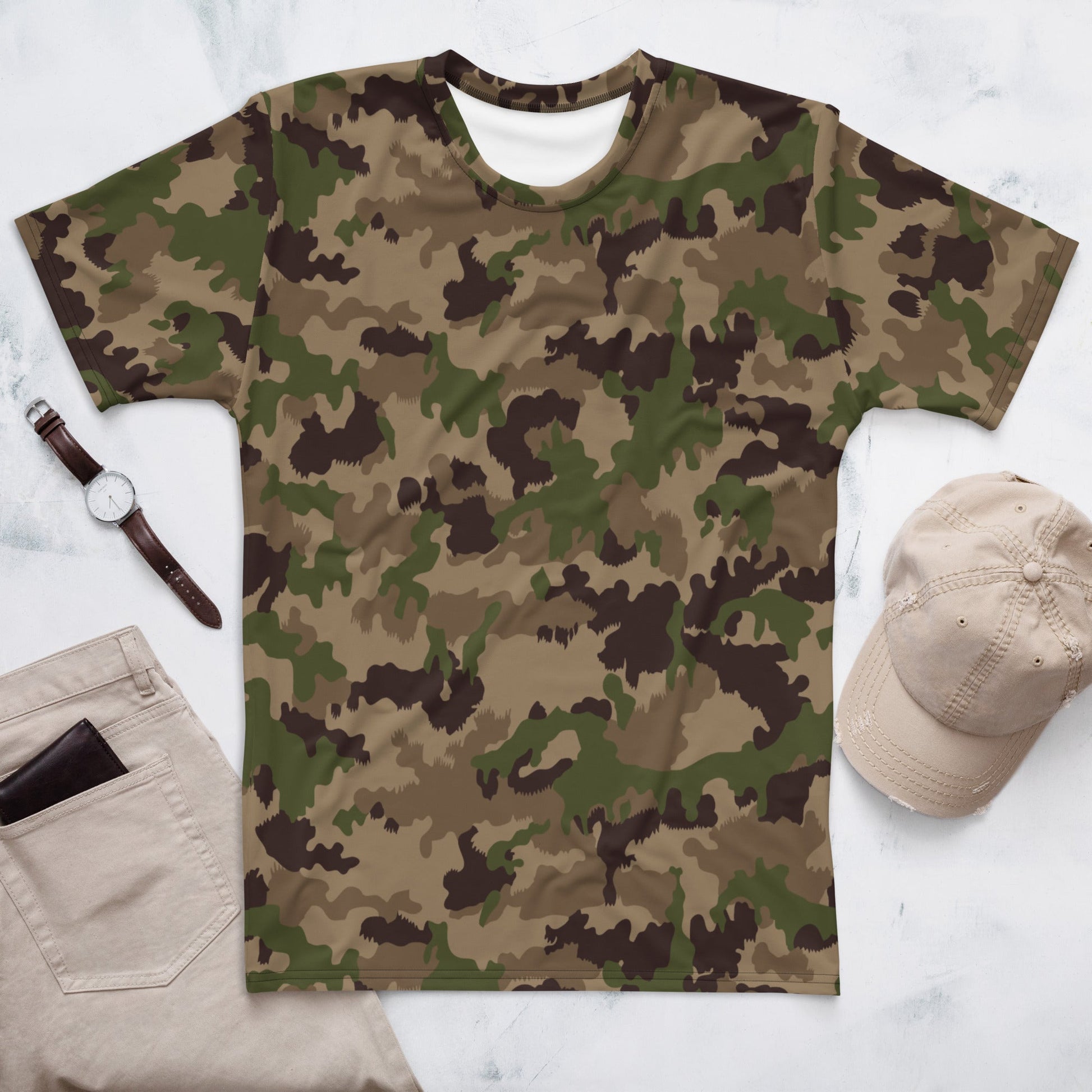 Swiss TAZ 90 Multiumfeld-Tarnmuster CAMO Mens t-shirt - XS - T-Shirts