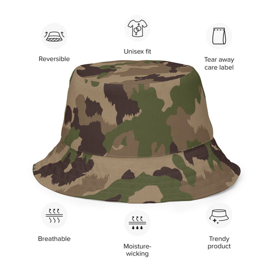 Swiss TAZ 90 Multiumfeld-Tarnmuster CAMO Reversible bucket hat - Bucket Hats
