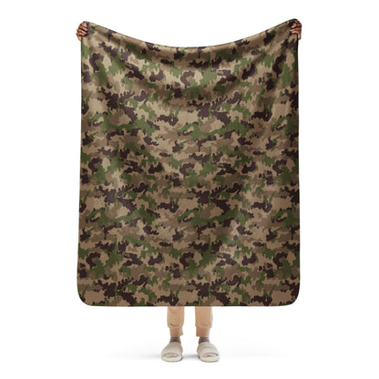 Swiss TAZ 90 Multiumfeld-Tarnmuster CAMO Sherpa blanket - 50″×60″ - Blankets