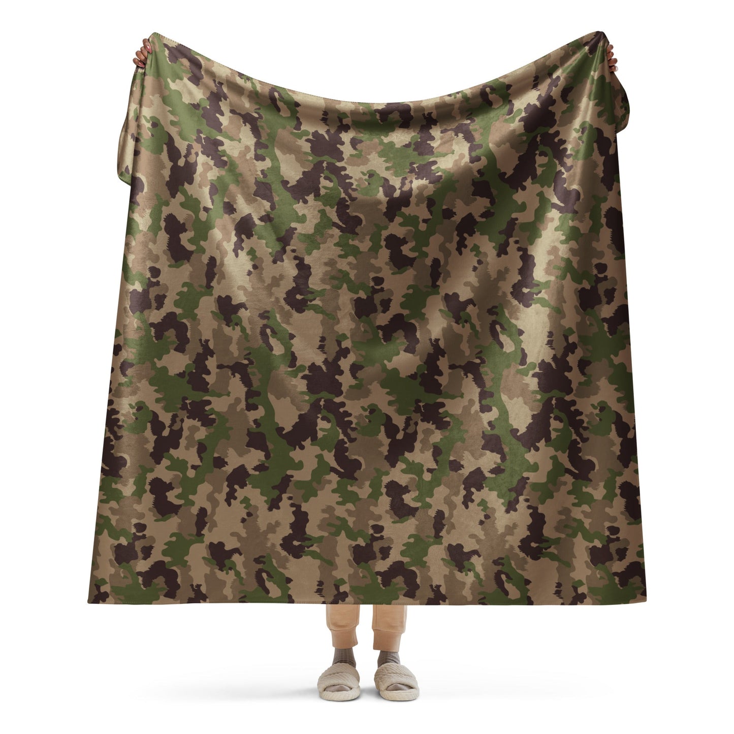 Swiss TAZ 90 Multiumfeld-Tarnmuster CAMO Sherpa blanket - 60″×80″ - Blankets
