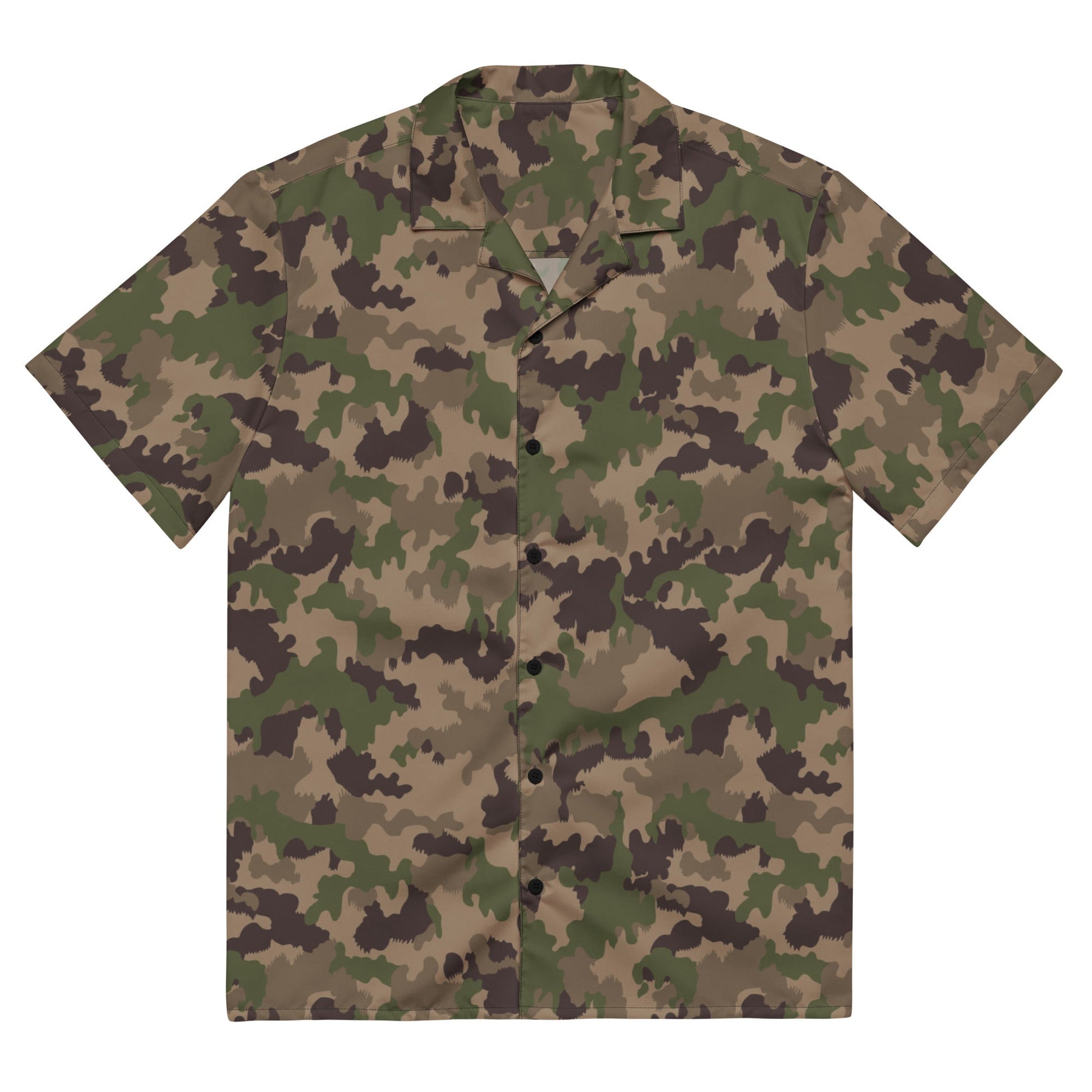 Swiss TAZ 90 Multiumfeld-Tarnmuster CAMO Unisex button shirt - 2XS - Button Shirts