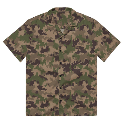 Swiss TAZ 90 Multiumfeld-Tarnmuster CAMO Unisex button shirt - 2XS - Button Shirts