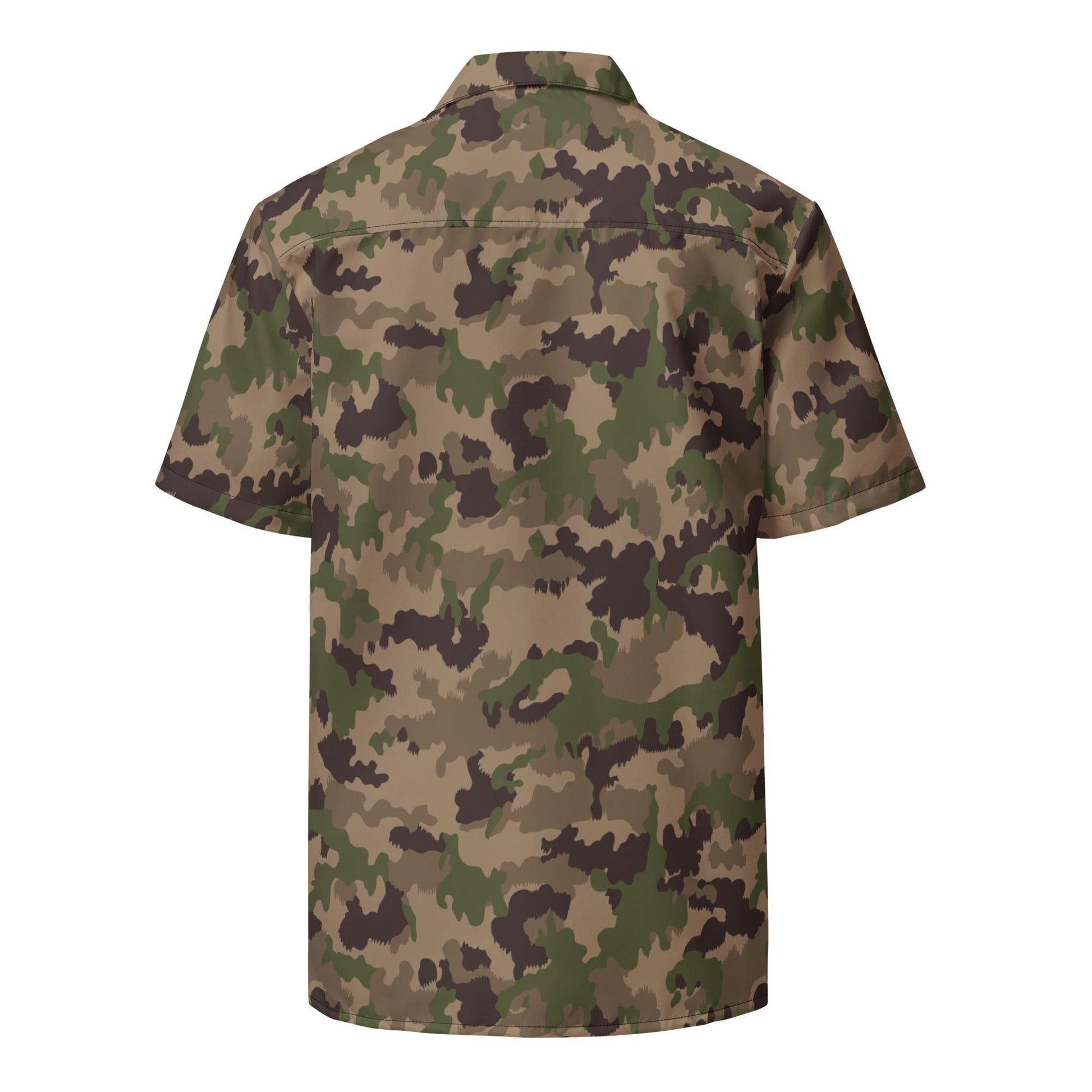 Swiss TAZ 90 Multiumfeld-Tarnmuster CAMO Unisex button shirt - Button Shirts