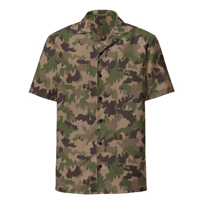 Swiss TAZ 90 Multiumfeld-Tarnmuster CAMO Unisex button shirt - Button Shirts