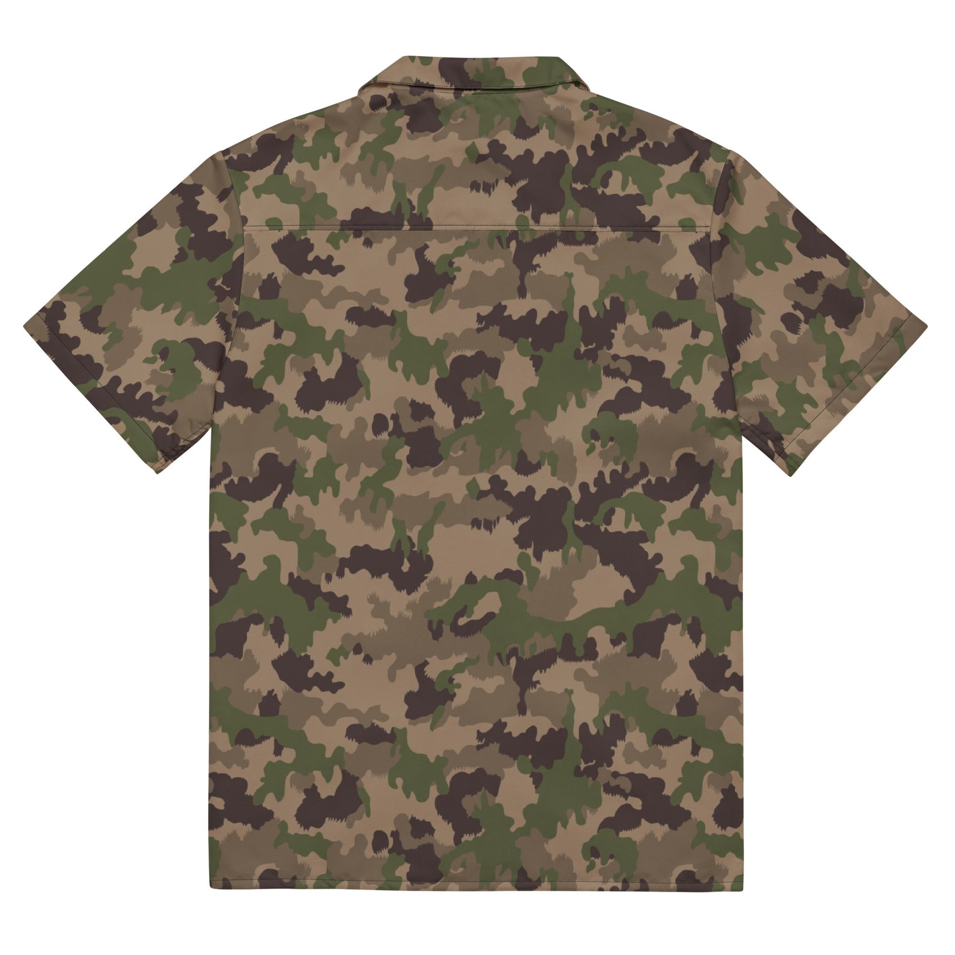 Swiss TAZ 90 Multiumfeld-Tarnmuster CAMO Unisex button shirt - Button Shirts