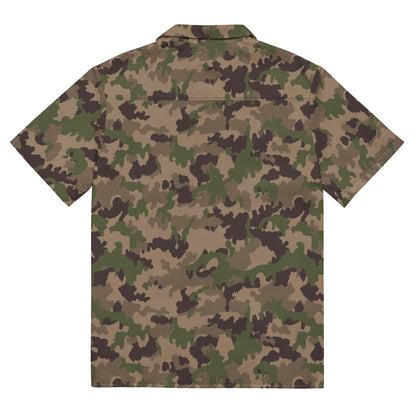 Swiss TAZ 90 Multiumfeld-Tarnmuster CAMO Unisex button shirt - Button Shirts