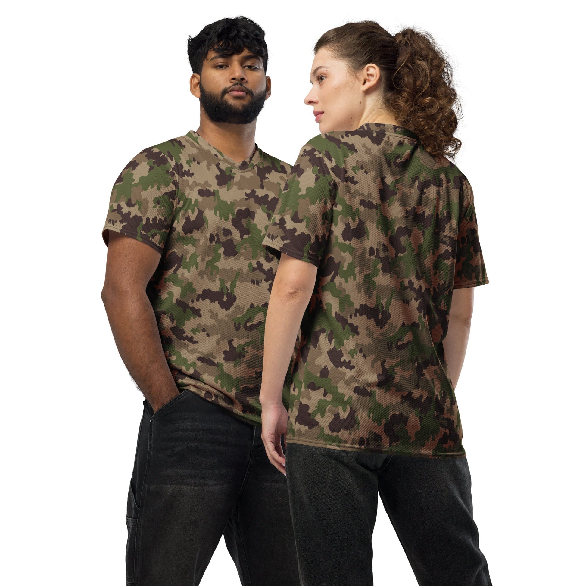 Swiss TAZ 90 Multiumfeld-Tarnmuster CAMO unisex sports jersey - 2XS - Sports Jerseys