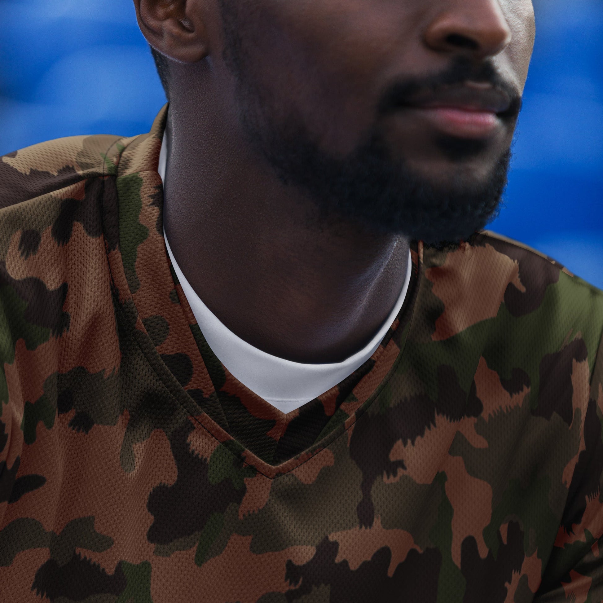 Swiss TAZ 90 Multiumfeld-Tarnmuster CAMO unisex sports jersey - Sports Jerseys